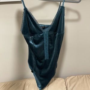 Blue Velvet Bodysuit